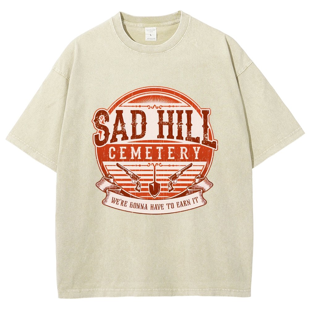 Lonely Hill Cemetery Vintage Distressed T-shirt