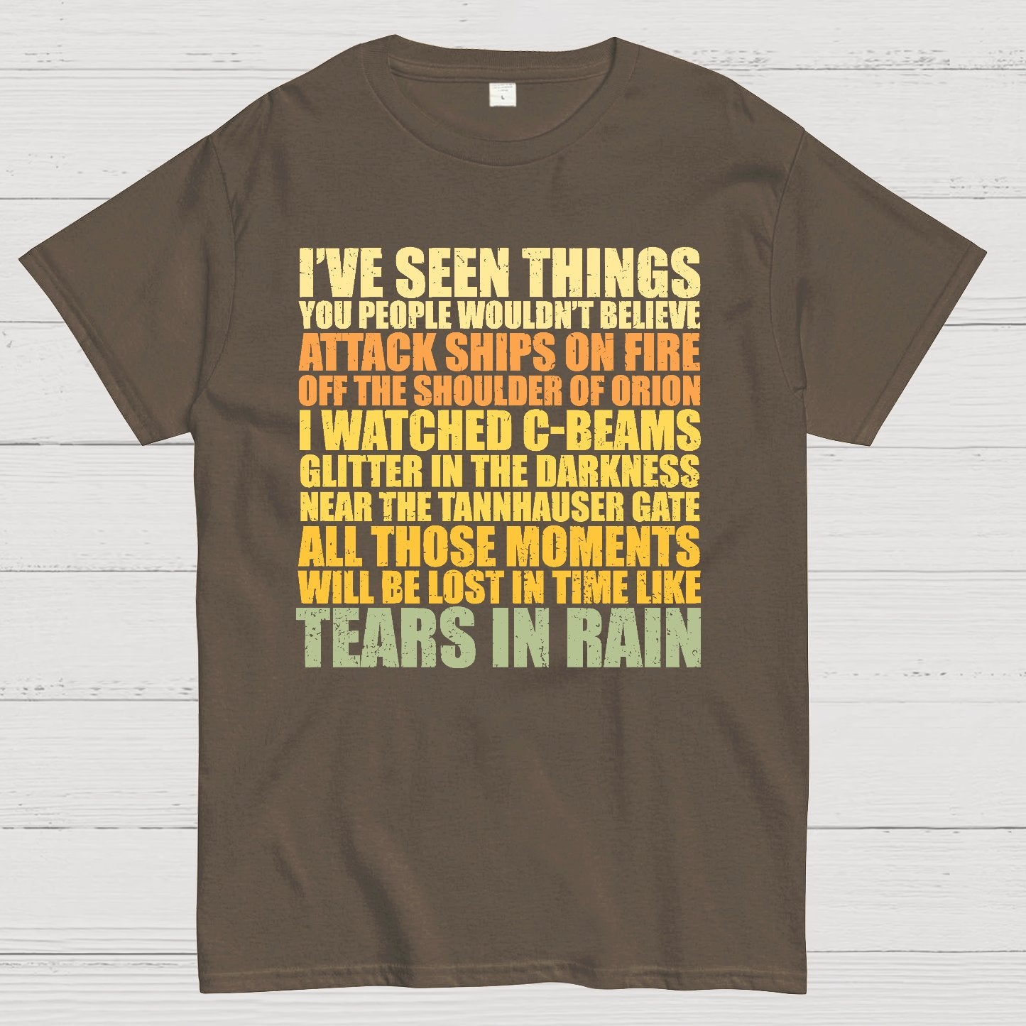 Tears In Rain Geek T-Shirt