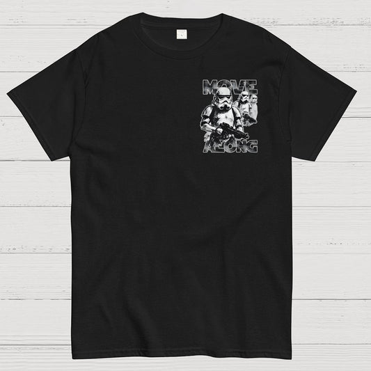 Move Along Front And Back Printing Geek T-Shirt