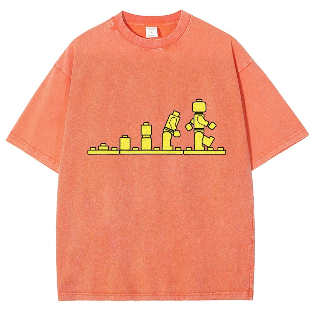 Bricks Evolution Vintage Distressed T-shirt