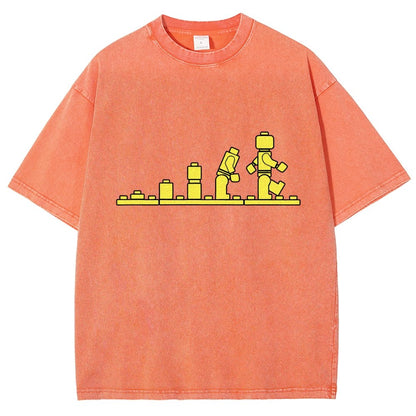 Bricks Evolution Vintage Distressed T-shirt