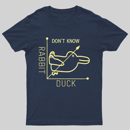 Rabbit or Duck - Don't know - Math Graph Geeky T-Shirt