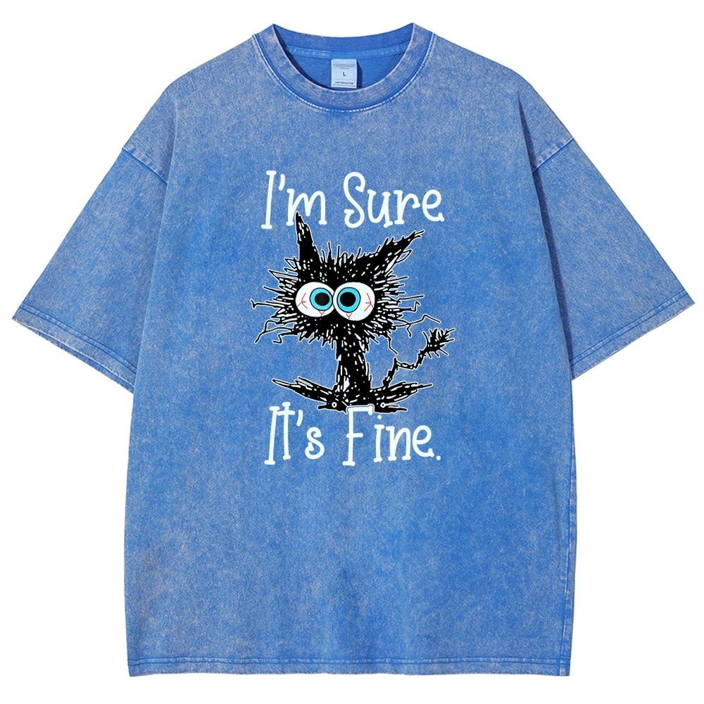 I’M Sure It’S Fine Vintage Distressed T-shirt
