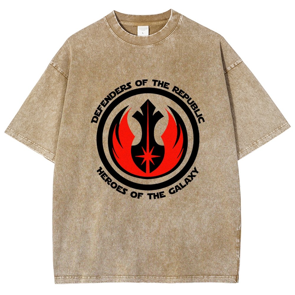 Protectors Of The Realm Heroes Of The Cosmos Vintage Distressed T-shirt