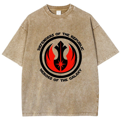 Protectors Of The Realm Heroes Of The Cosmos Vintage Distressed T-shirt