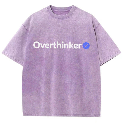 Certified Overthinker Vintage Distressed T-shirt
