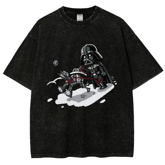 Even villains need to walk their pets Vintage Distressed T-shirt