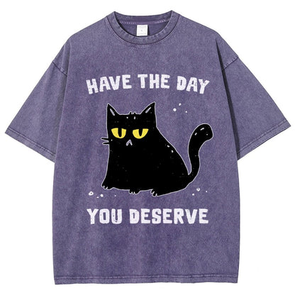 Karma Kitten Vintage Distressed T-shirt
