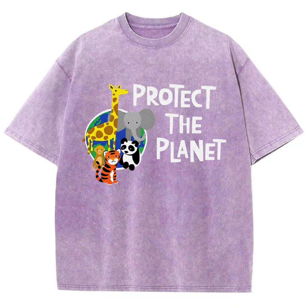 Protect The Planet Vintage Distressed T-shirt