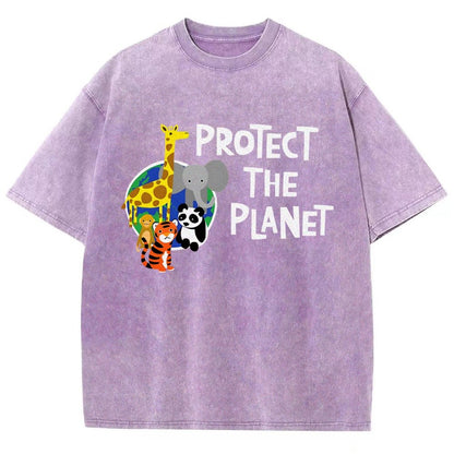 Protect The Planet Vintage Distressed T-shirt