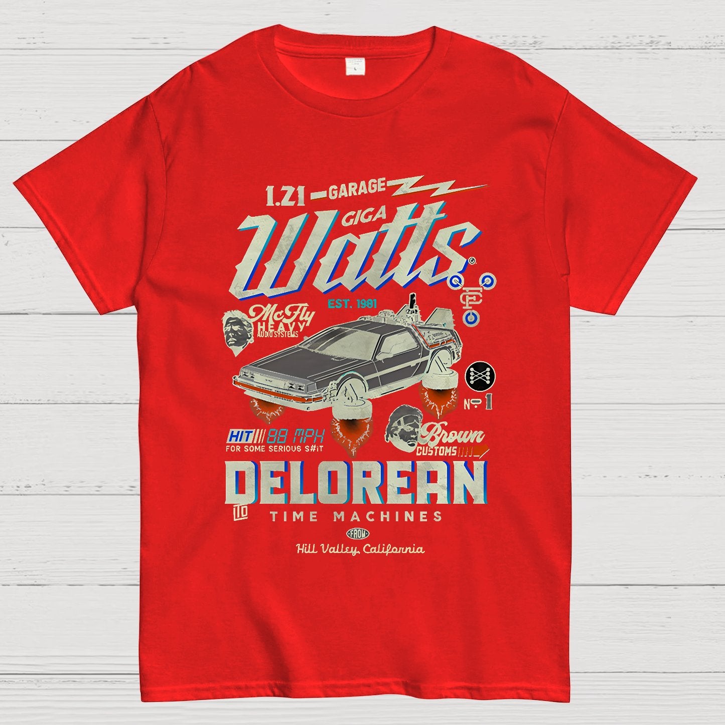 Gigawatts Garage Remix Geek T-Shirt