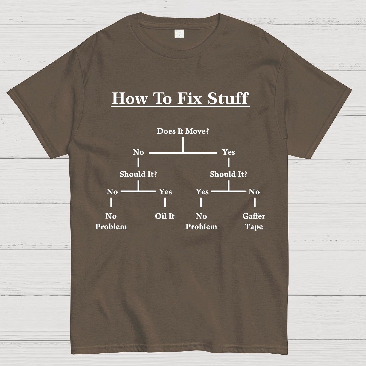 How To Fix Stuff DIY Guide Geek T-Shirt