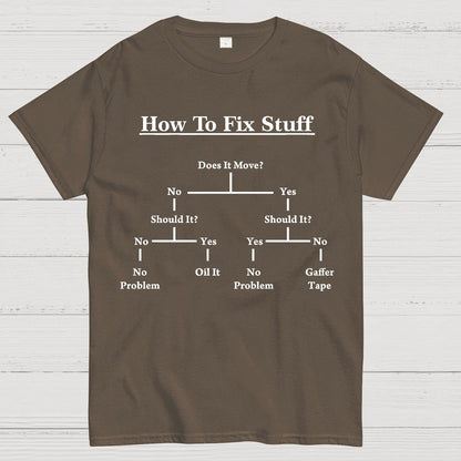 How To Fix Stuff DIY Guide Geek T-Shirt
