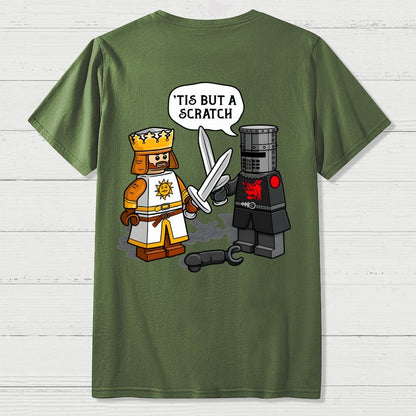 King Vs Knight Back-printed Geek T-shirt
