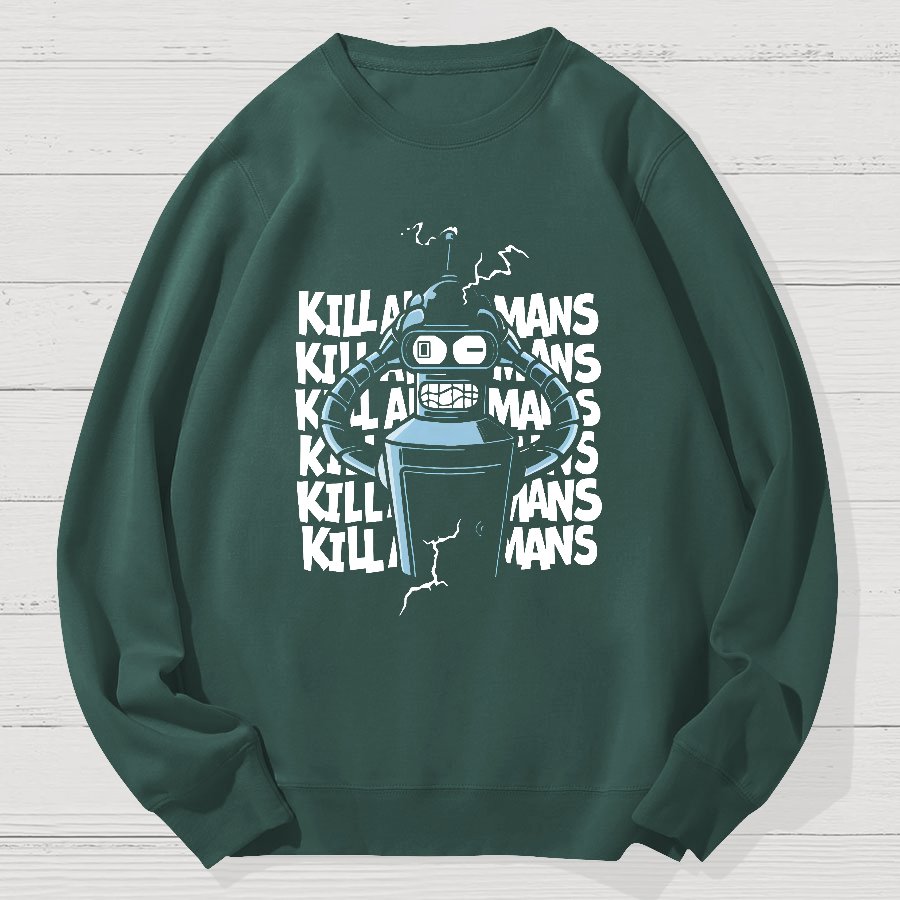 Machine Failure Geek Cotton Sweatshirt