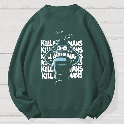 Machine Failure Geek Cotton Sweatshirt