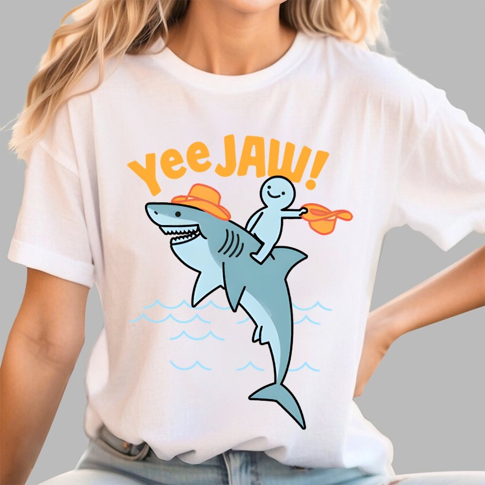 Yee Jaw! Shark Week Geek T-Shirt