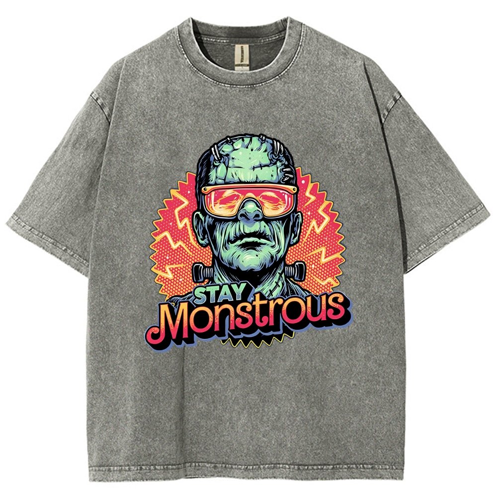 Stay Monstrous Vintage Distressed T-shirt