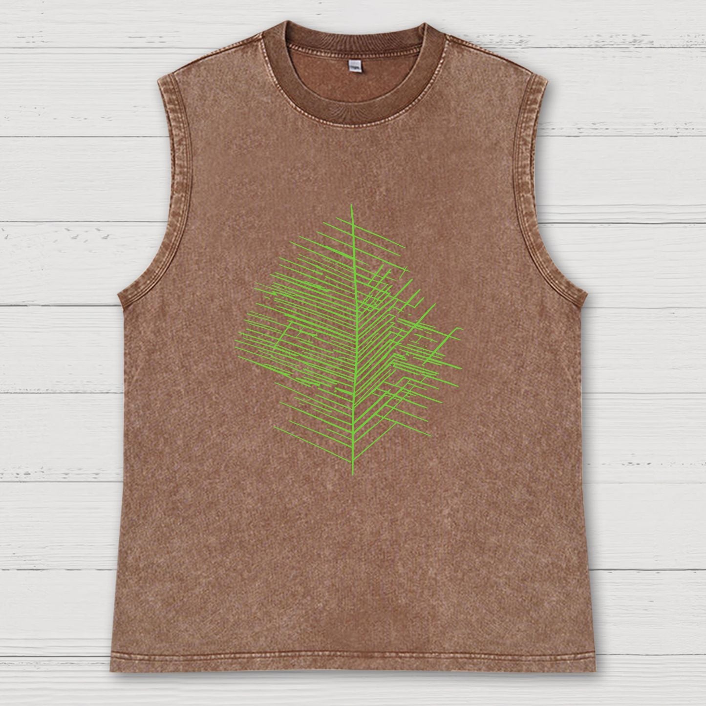 Leaves. Fantastic leaves Vintage Distressed Washed Tank