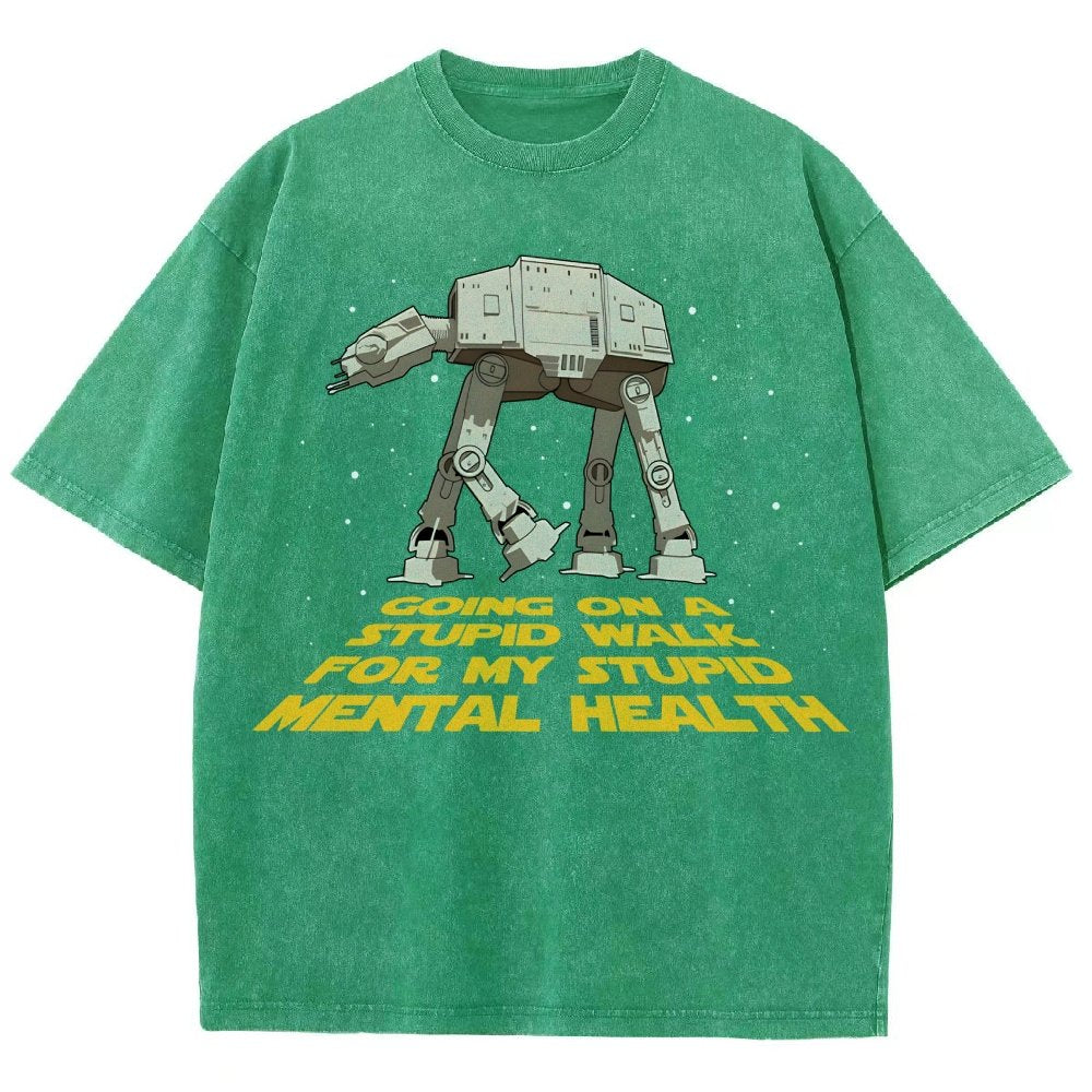 Galactic Wander Vintage Distressed T-shirt