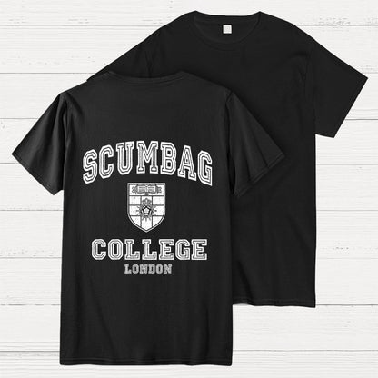 Scumbag College Unisex  Back Printing Geek T-Shirt