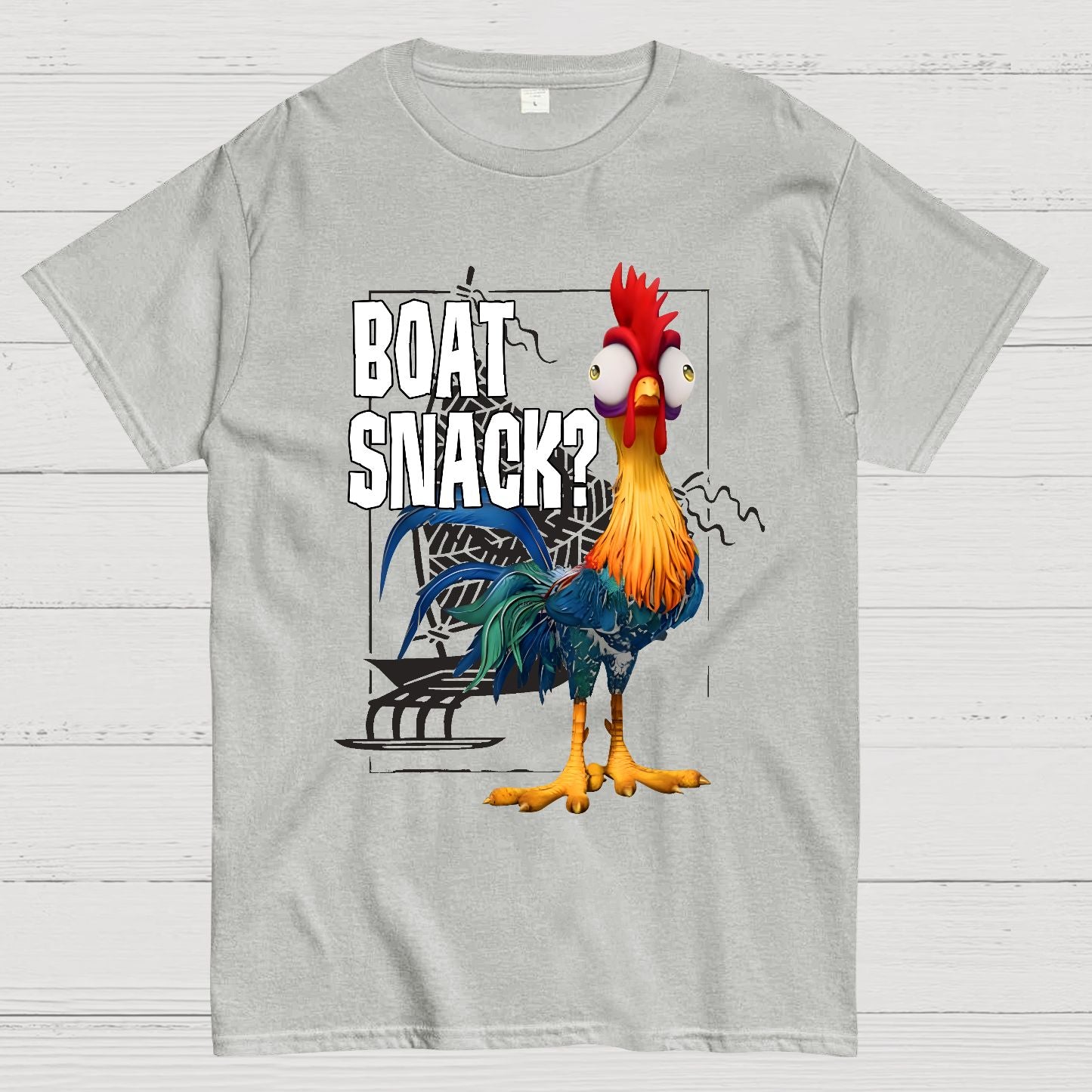 Boat Snack?  Chicken Geek T-Shirt