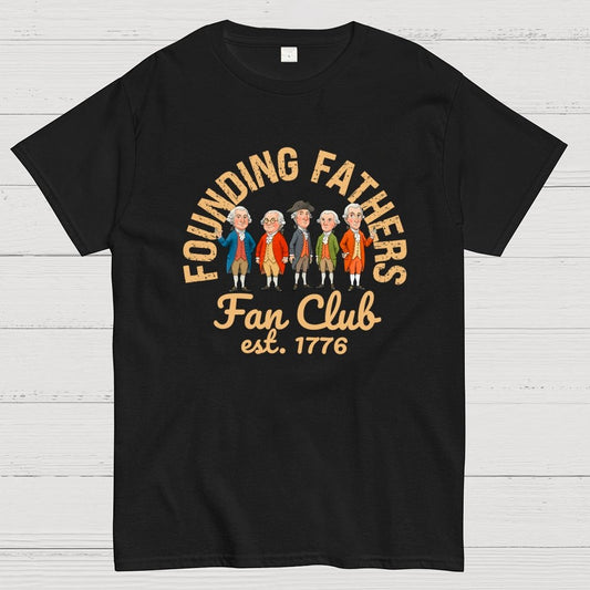 American Founding Fathers Fan Club Geek T-Shirt