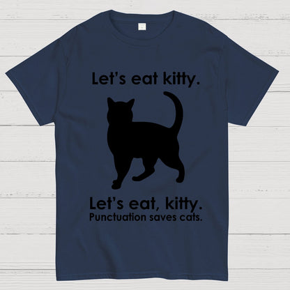 Punctuation Saves Lives. Funny Geek T-Shirt