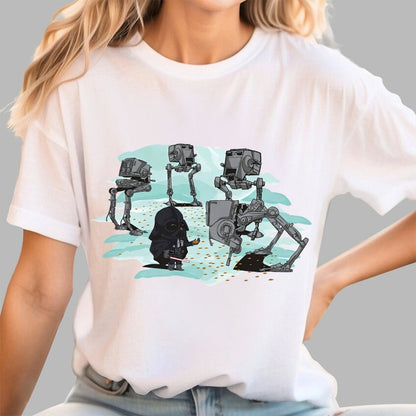 Das Feeds The Robotic Bird Geek T-Shirt