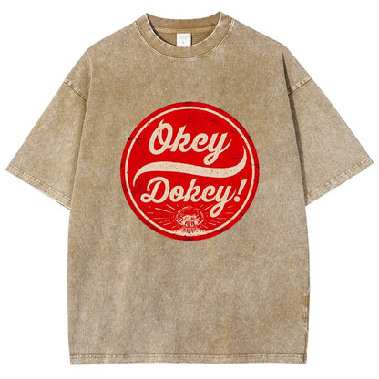 Okey Dokey - The Last Drink Vintage Distressed T-shirt