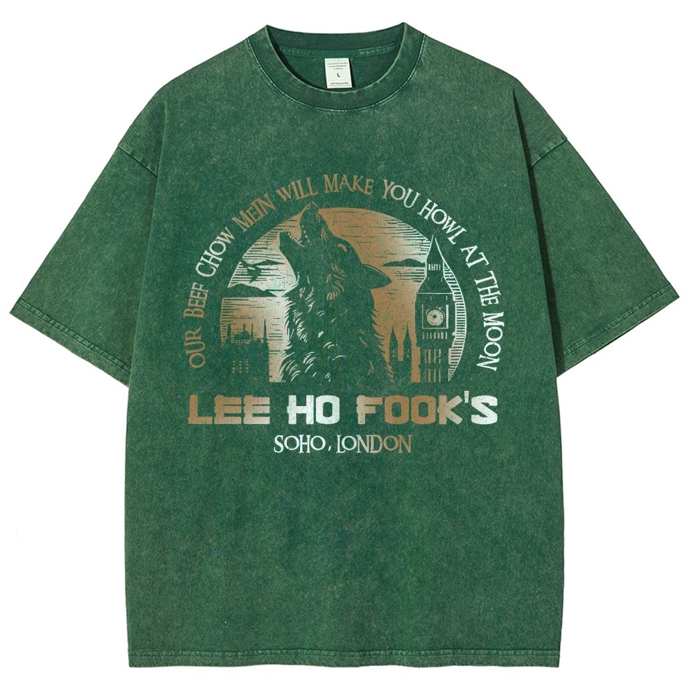 Werewolves of London - Howl at the Moon Vintage Distressed T-shirt