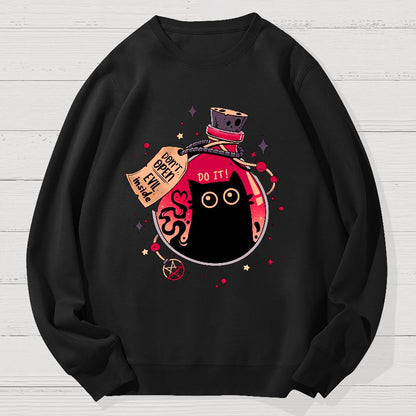 Bottled Menace Geek Cotton Sweatshirt