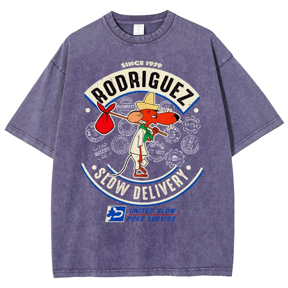 Slowpoke Delivery Service Vintage Distressed T-shirt