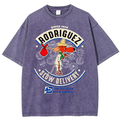Slowpoke Delivery Service Vintage Distressed T-shirt