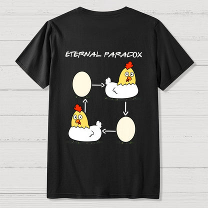 Eternal Paradox Nerdy Front And Back Printing Geek T-Shirt
