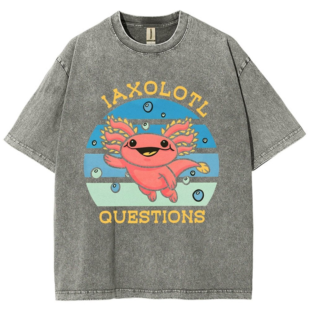 I axolotl questions Vintage Distressed T-shirt