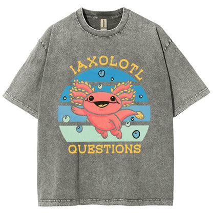 I axolotl questions Vintage Distressed T-shirt