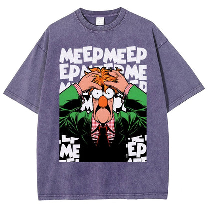 Meep Meep Vintage Distressed T-shirt