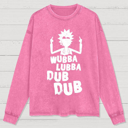 Zibba Zubba Zub Zub Washed Long Sleeve Tee