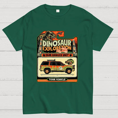 Dinosaur Exploration Vehicle Geeky T-Shirt