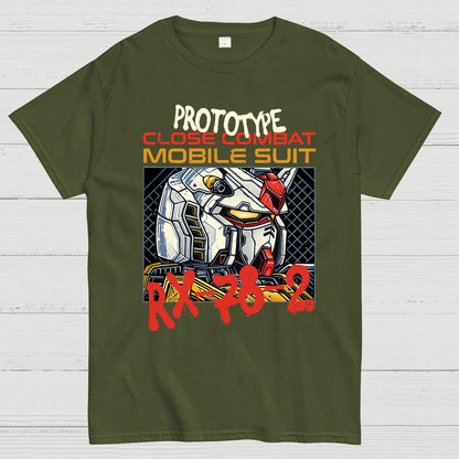 Close Combat Mobile Suit Geek T-Shirt