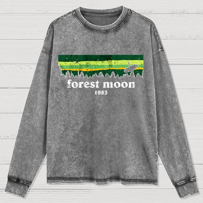 Vintage Forest Glade Washed Long Sleeve Tee