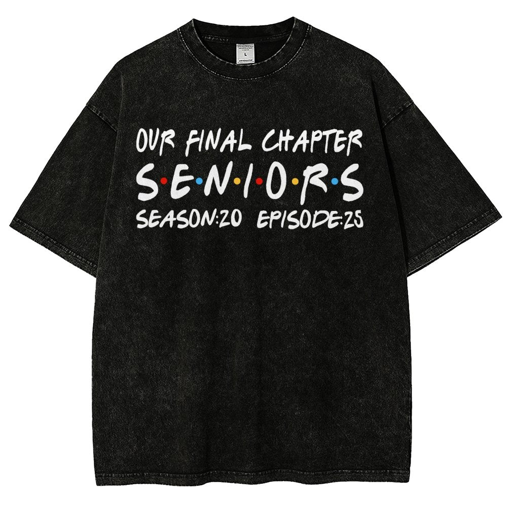 Our Final Chapter Seniors 2025 Vintage Distressed T-shirt