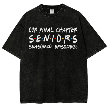 Our Final Chapter Seniors 2025 Vintage Distressed T-shirt