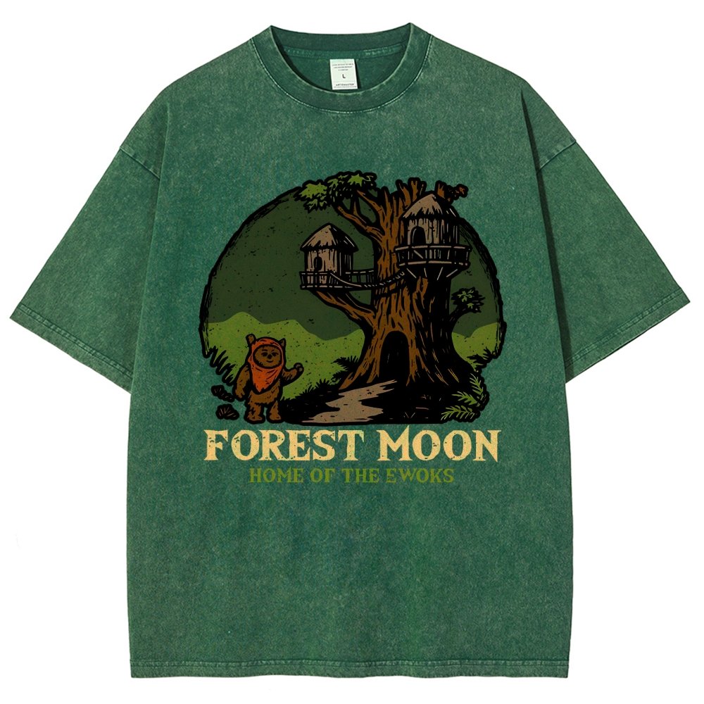 Woodland Moon Home Vintage Distressed T-shirt
