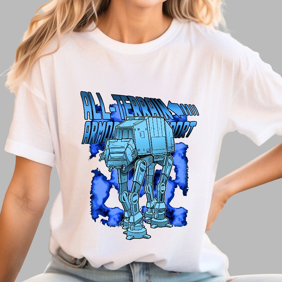 Mega Terrain Mecha Transport Geek T-Shirt