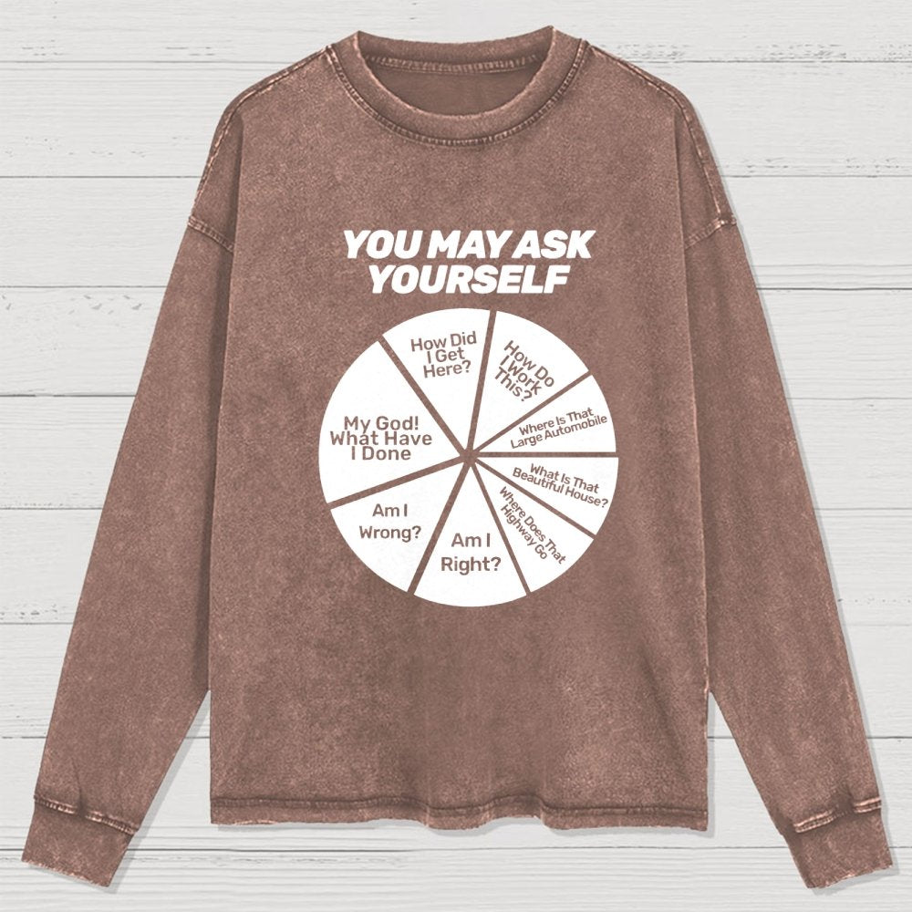 Techno Apocalypse Washed Long Sleeve Tee