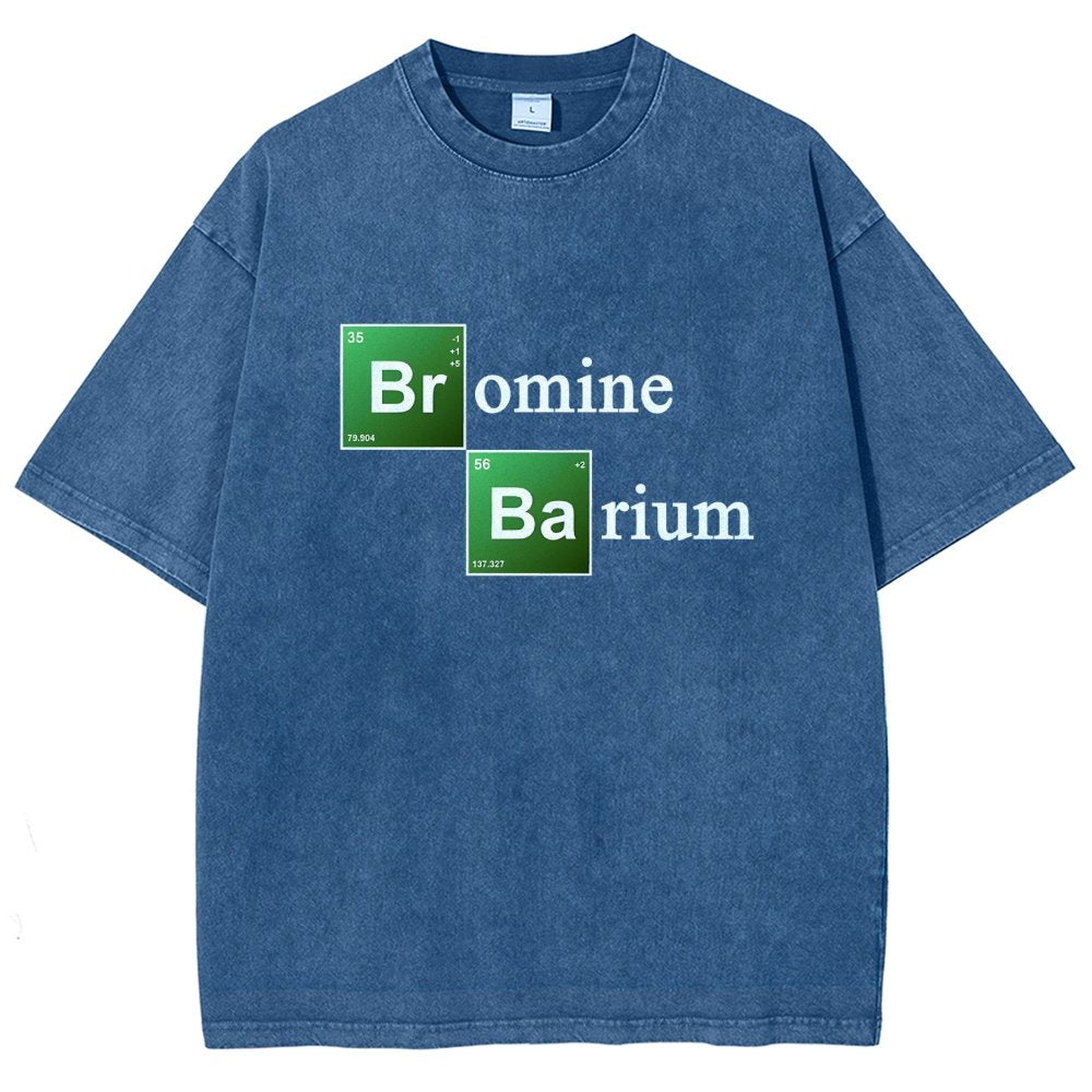 Chemical Adventure Bromine Barium Vintage Distressed T-shirt