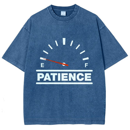 Funny Patience Vintage Distressed T-shirt