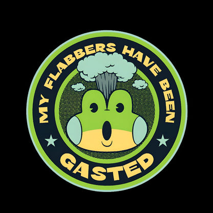 My Flabbers Have Been Gasted Funny Frog Geek T-Shirt